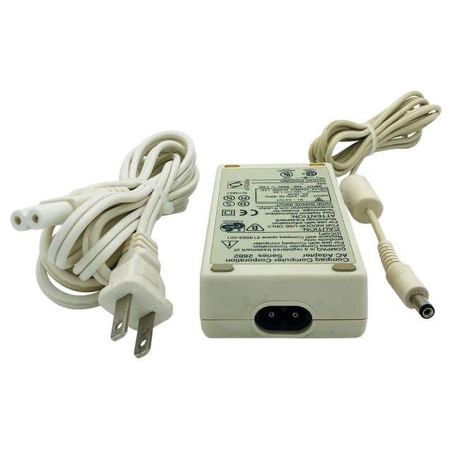 Alt view image 5 of 7 - Genuine Compaq Computer Corporation AC Adapter Series 2882 Power Supply 18V 1.9A