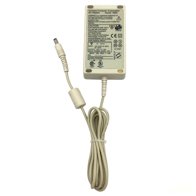 Alt view image 7 of 7 - Genuine Compaq Computer Corporation AC Adapter Series 2882 Power Supply 18V 1.9A