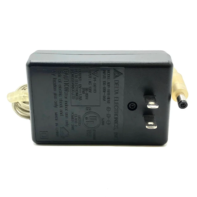 Alt view image 5 of 6 - Genuine Delta ADP-15FB REVF AC Power Adapter 12V 1.25A 15W Class 2 Power Supply