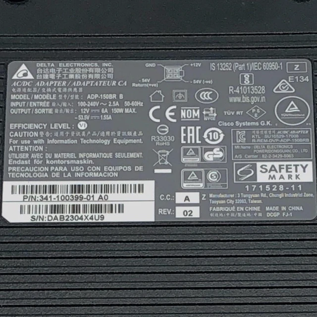 Alt view image 2 of 7 - Genuine Delta ADP-150BR B AC Power Adapter 12V 6A 150W Power Supply OEM