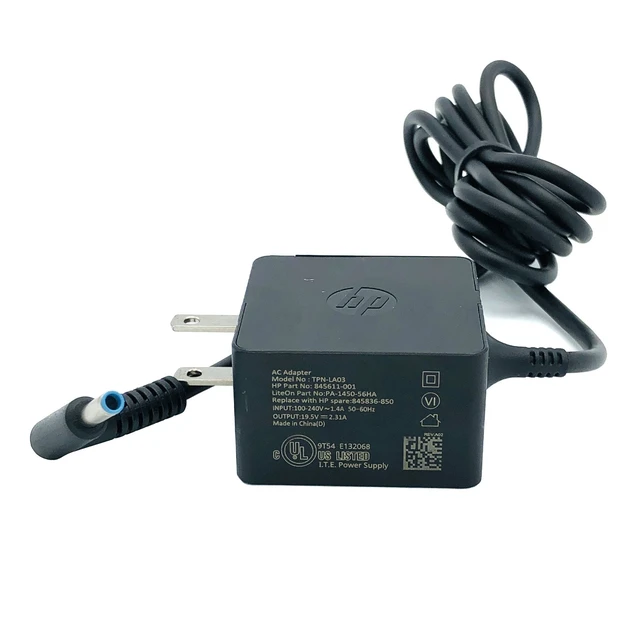 Alt view image 6 of 6 - Genuine HP AC Adapter TPN-LA03 845611-001 Power Supply 19.5V 2.31A Charger