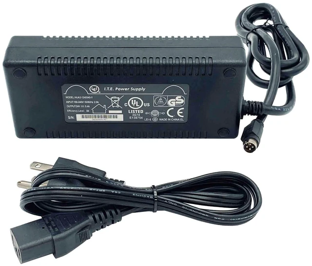 Alt view image 5 of 7 - Original LEI 130W AC Adapter NUA3-1240540-I1 24V 5.4A Power Supply