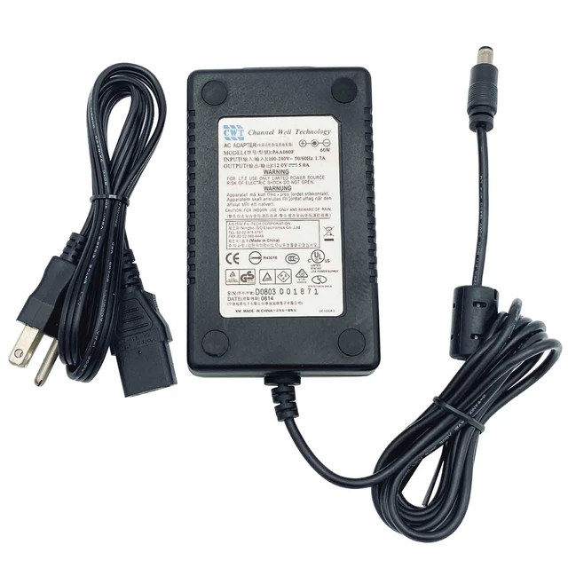 Main image of Original CWT PAA060F AC Power Adapter 12V 5A 60W ITE Power Supply OEM