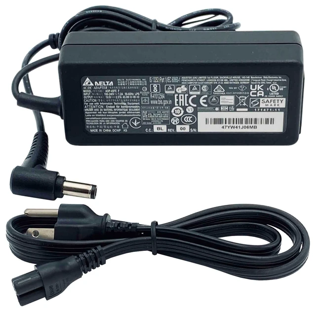 Alt view image 6 of 7 - Original Delta 45W AC Power Adapter ADP-45FE Charger 19V 2.37A