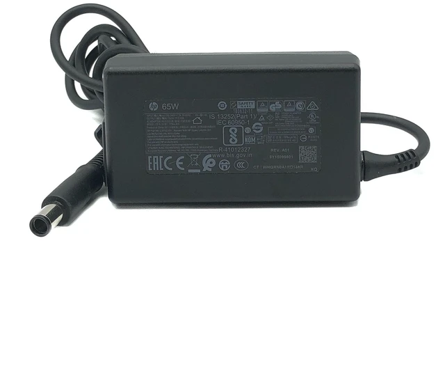 Alt view image 5 of 7 - Genuine HP 65W AC Adapter For EliteDesk 705 G2 G3 G4 Desktop Mini PC
