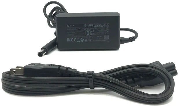 Alt view image 6 of 7 - Genuine HP 65W AC Adapter For EliteDesk 705 G2 G3 G4 Desktop Mini PC