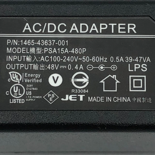 Alt view image 2 of 6 - Original Polycom AC Power Adapter for VVX 310 VVX 410 VVX 500 VoIP Phone OEM