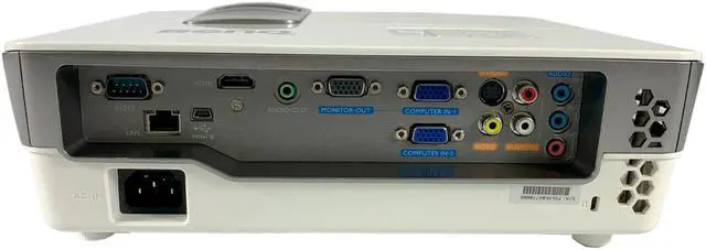 Alt view image 2 of 4 - BenQ MX720 XGA 1024 x 768, 3500 ANSI Lumens, 1.2X Zoom Ratio, SmartEco™ lamp power saving technology , 1080p HDMI and Dual VGA Inputs, 10W Audio, LAN Display and Control, 3D ready, DLP Data Projector