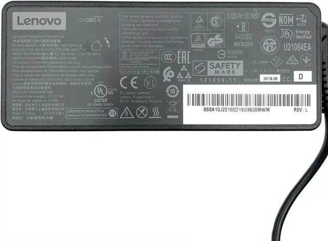 Alt view image 2 of 12 - Original Genuine Lenovo AC Power Adapter Power Supply Gen 2 G2 G-2 ADP-90XD SA10J20150 ADLX90NCC2A 20V 4.5A 90W Square Slim Tip for Laptop ThinkPad E540 E570 T570 W550 Carbon 730-15 730-15IKB w/PC