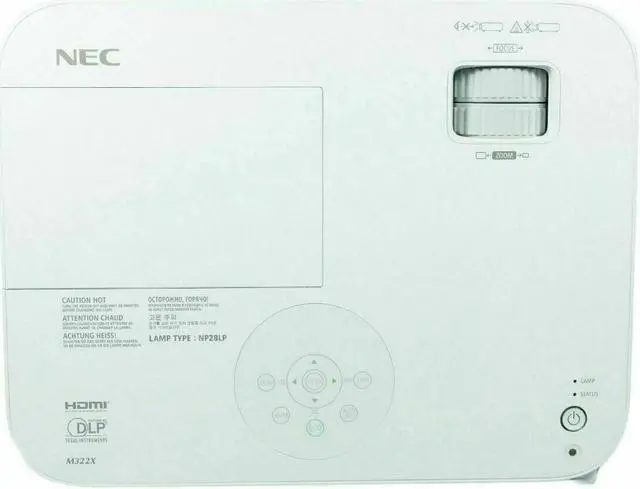 Alt view image 6 of 7 - NEC NP-M322X DLP Projector 3200 ANSI Professional Gaming Home Movie Theater HDMI 1080p Native Resolution 1024x768  bundle OEM