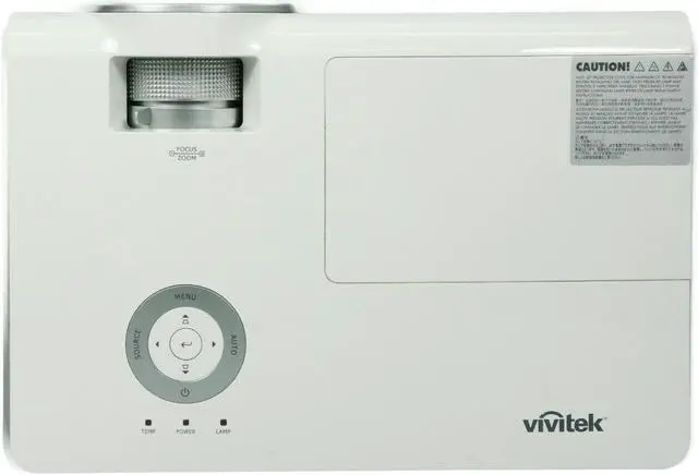 Alt view image 4 of 5 - ViviTek D859 DLP Projector 3600 ANSI Lumens Movies Gaming Home Theater Professional Streaming HD 1080i 1024x768 HDMI w/Remote with Accessories bundle