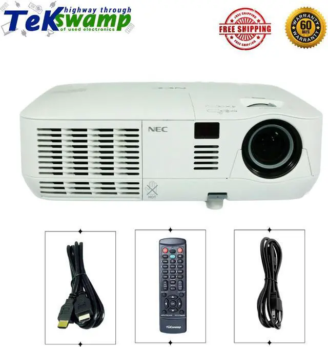 Main image of NEC NP-V311X V311X DLP Projector 3100 ANSI Lumens 1024x768 HD 1080i HDMI 3D Ready  Home Theater Professional Streaming with Accessories bundle