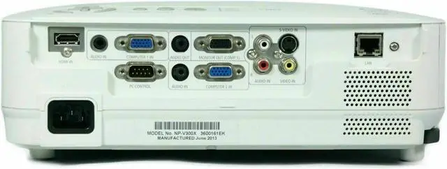 Alt view image 3 of 6 - NEC NP-V300X DLP Projector 3000 ANSI Lumens HD 3D Movies Gaming  1024 x 768 HDMI 1080i Home Theater Professional Streaming with Accessories bundle