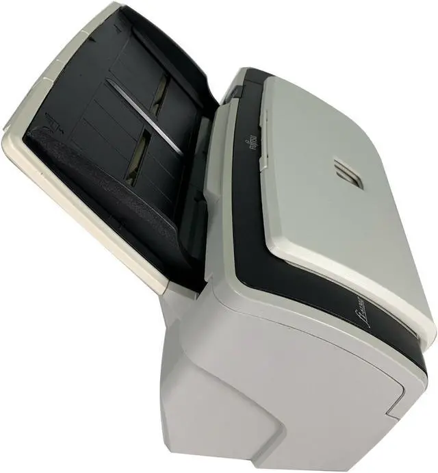 Alt view image 3 of 6 - Fujitsu FI-6130Z High-Speed Duplex Document Color Scanner 600x600 DPI Pass-Through  60 Days WARRANTY  + Renewed Trays + USB + OEM AC Adapter Bundle