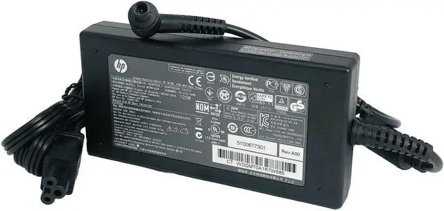 Alt view image 4 of 5 - Genuine HP 120W AC DC Adapter 740243-001 PA-1121-62HB 19.5V 6.15A for Pavilion 27se Touch AIO Desktop w/Cord OEM
