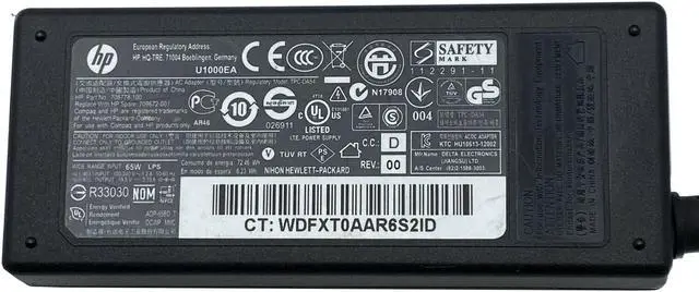 Alt view image 2 of 5 - Authentic HP 65W AC DC Power Adapter 19.5 3.33A 586692-001 587303-001 708778-100 Genuine for Streaming Client ST5742 ST5747 ST5748 for PROMO TPRO Thin Client T610 for Promo T5740 T5745  w/PC OEM