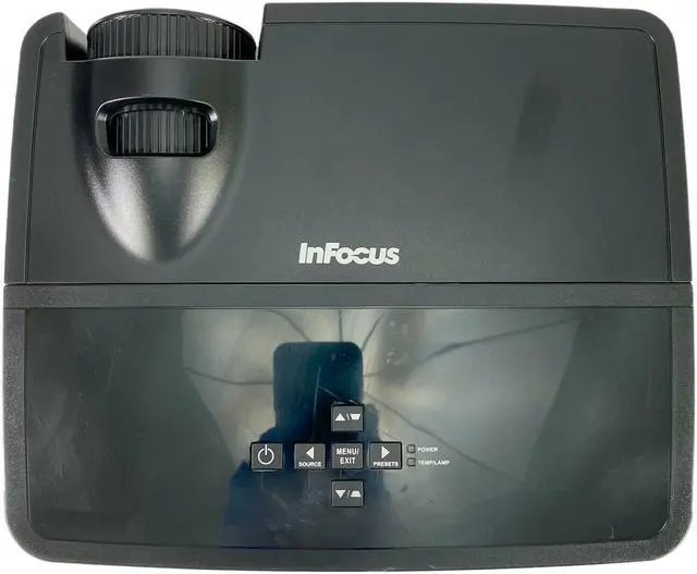Alt view image 5 of 6 - InFocus IN2126 DLP Projector 3200 ANSI Lumens 1280x800 Portable 	1080p HDMI 3D Home Theater Professional Streaming with Accessories bundle