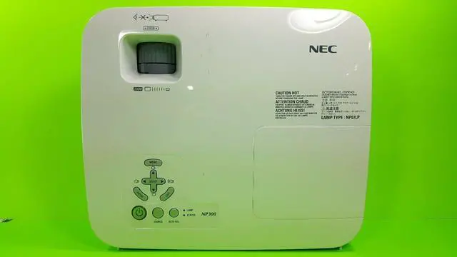 Alt view image 2 of 7 - NEC NP300 (DVI to HDMI) LCD Projector 2200 ANSI Lumens  Resolution MAX 1600x1200 w/Remote