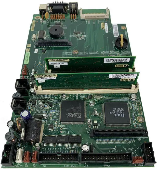 Alt view image 4 of 6 - OEM Intermec PM4i Main Logic Board MotherBoard 1-971130-001 w/SIMM Label Printer