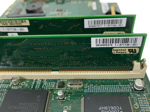 Alt view image 5 of 6 - OEM Intermec PM4i Main Logic Board MotherBoard 1-971130-001 w/SIMM Label Printer