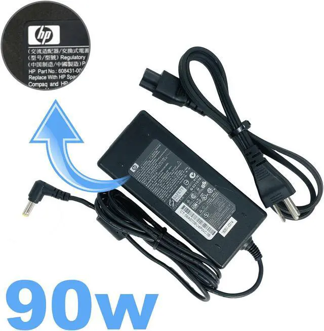 Main image of Genuine HP AC Power Adapter 18.5V 4.9A 90W PA-1900-15C2  2.5/5.5mm tip 325112-001 324816-003 0220A1890 324816-001 PPP014S for laptop w/PCord OEM Original