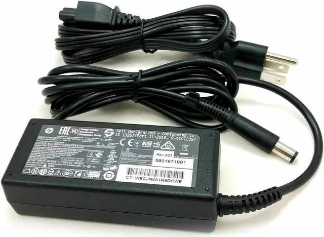 Alt view image 4 of 4 - Genuine HP 65W Power Adapter for EliteDesk 800 G1 G2 G3 Desktop Mini PC w/Cord OEM
