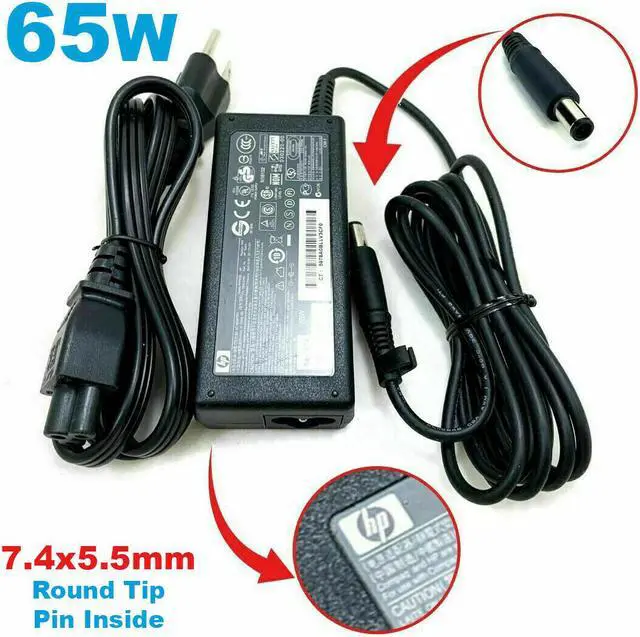 Main image of Genuine HP 65W AC Adapter Charger for ZBook Laptop 14-G2 15u-G2 w/Cord OEM