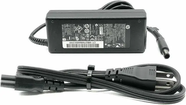Alt view image 4 of 4 - Genuine HP 90w AC Adapter HSTNN-DA15 PA-1900-08H2 PA-1900-32HT 19V 4.74A w/Cord