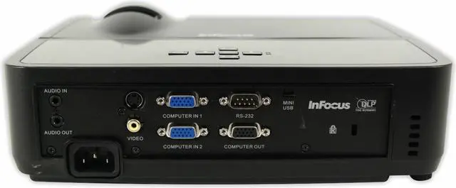 Alt view image 2 of 4 - InFocus IN112 DLP Projector 3D 2700 ANSI HD 1080p HDMI SVGA 800 x 600, 2700 Lumens, Slim Design & Lightweight, BrilliantColor Tech, 3D Ready DLP Projector w/adapter