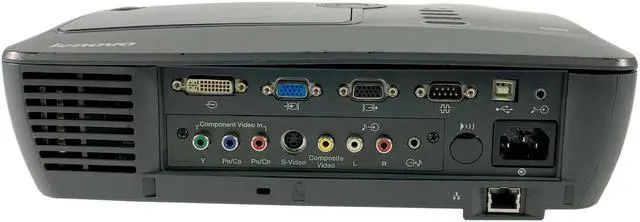 Alt view image 2 of 4 - Lenovo C500 DLP Projector 3200 ANSI HDMI-adapter Cinema Professional  HD 1080i w/Remote