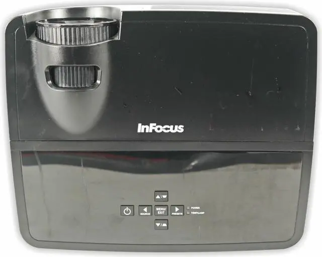 Alt view image 3 of 4 - InFocus IN112 DLP Projector 3D 2700 ANSI HD 1080p HDMI SVGA 800 x 600, 2700 Lumens, Slim Design & Lightweight, BrilliantColor Tech, 3D Ready DLP Projector w/adapter