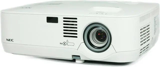 Alt view image 2 of 6 - NEC NP510 3LCD Projector 3000 ANSI 1024 x 768 HD 1080i HDMI-adapter with Accessories