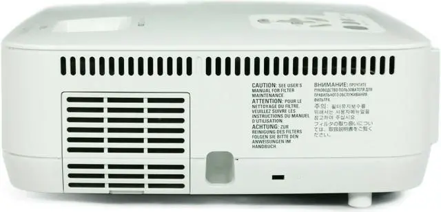 Alt view image 4 of 6 - NEC NP510 3LCD Projector 3000 ANSI 1024 x 768 HD 1080i HDMI-adapter with Accessories
