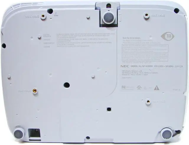 Alt view image 5 of 5 - NEC NP-M300X 3LCD Projector 3000 ANSI HDMI HD 1080p Accessories TeKswamp
