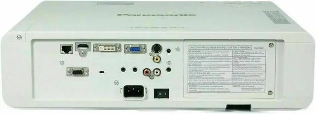 Alt view image 3 of 5 - Panasonic PT-FW430U 3LCD Projector 3500 Lumens HDMI HD 1080p w/Remote
