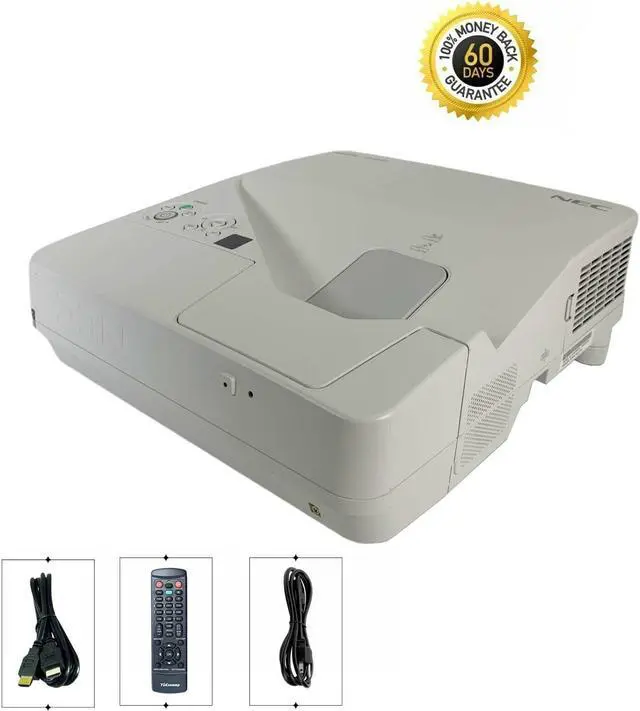 Main image of NEC NP-UM361X 3LCD Ultra Short Throw Projector 3600 ANSI HDMI HD 1080p with Accessories