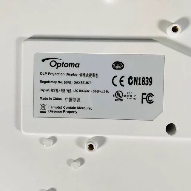Alt view image 7 of 7 - Optoma X305ST DLP Projector DAXSZUST Short-Throw 3000 ANSI Lumens 1080p 1024x768 Full HD 3D with Accessories