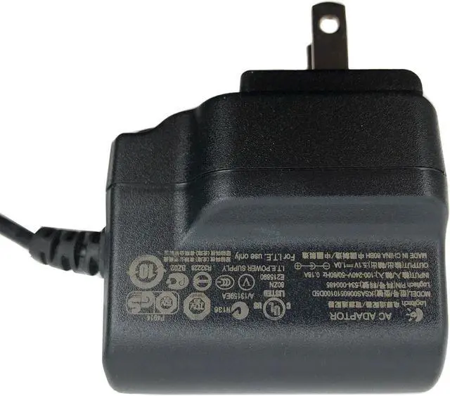 Alt view image 5 of 5 - NEW Genuine Logitech KSAS0060510100D5D AC Adapter 534-00048 5.1V 1A Power Supply