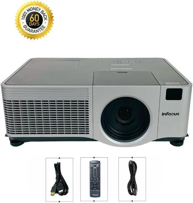 Main image of InFocus IN5102 3LCD Projector 4000 Lumens HDMI 1080p with Accessories Bundle (Power Cable, HDMI Cable, Remote)