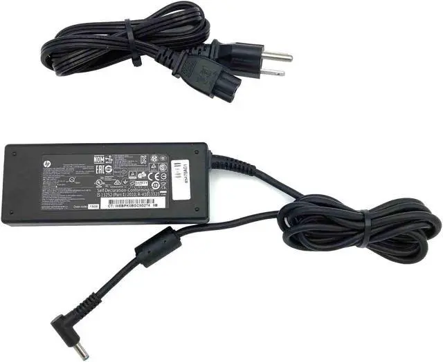 Alt view image 7 of 7 - Genuine HP AC Adapter 90W 19.5V 4.62A Tip 4.5*3.0mm 709986-002 709987-003 710413-001 For Elite USB-C Docking Station G3 G4 HSTNH-U601 etc w/Cord