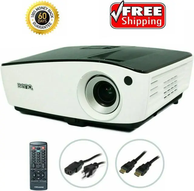 Main image of BenQ MX723 DLP Projector 3700 ANSI Lumens Meeting HD 1024x768 1080i HDMI 3D Home Theater Professional Streaming with Accessories bundle