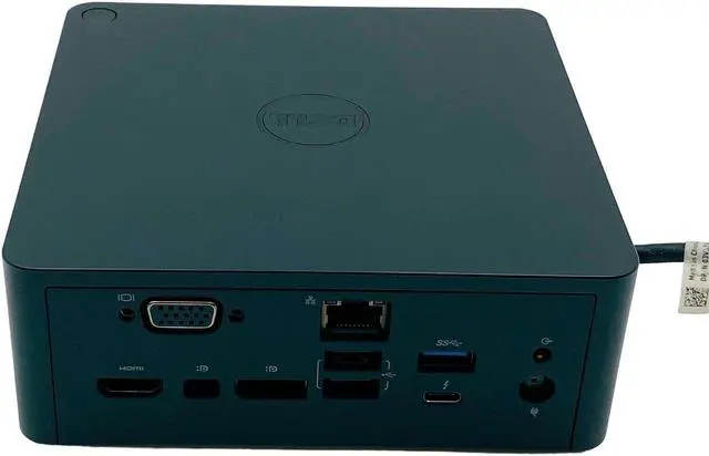 Alt view image 2 of 7 - Dell TB16 Thunderbolt Ultra HD 4K Video Docking Station K16A w/ USB-C Cable and 180W AC Adapter