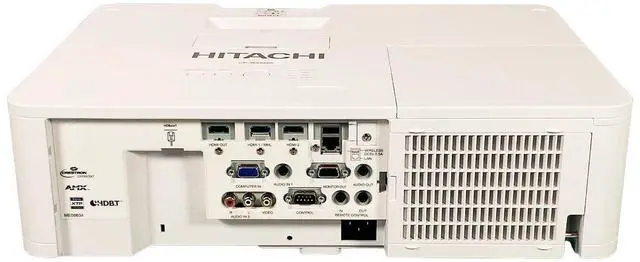 Alt view image 3 of 7 - Hitachi CP-WX5505 3LCD Projector 5000 ANSI Home Theatre 1080p HDMI 1280 x 800 w/Bundle