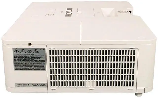 Alt view image 4 of 7 - Hitachi CP-WX5505 3LCD Projector 5000 ANSI Home Theatre 1080p HDMI 1280 x 800 w/Bundle