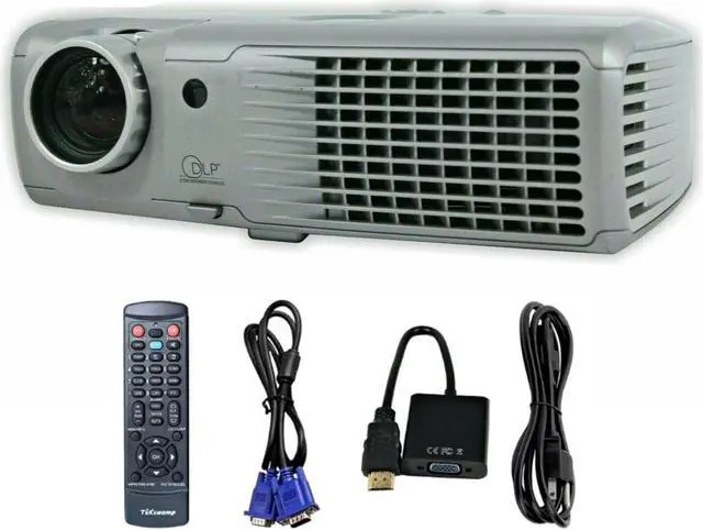 Main image of Dell 2300MP DLP Projector 2300 Lumens HD HDMI-Adapter 1080i Remote TeKswamp