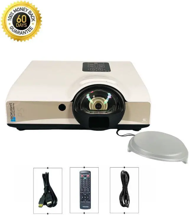 Main image of Boxlight P6 WX30N LCD Projector 3000 Lumen HD 1080p HDMI w/Accessories Bundle