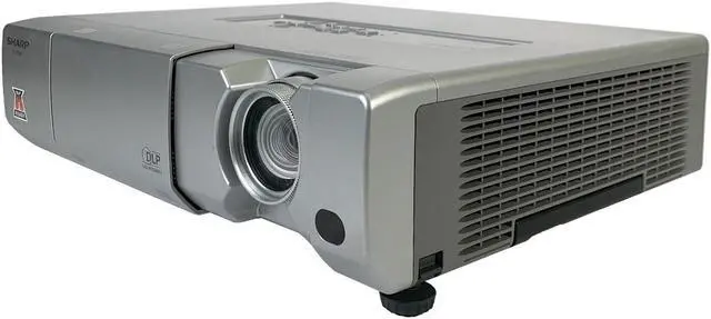 Alt view image 2 of 7 - Sharp PG-D45X3D DLP Projector 4500 Lumens HDMI-adapter HD 1080p with Accessories