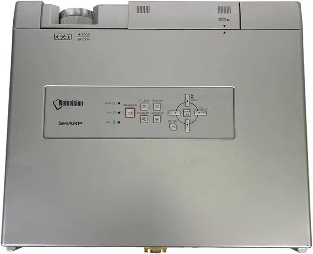 Alt view image 6 of 7 - Sharp PG-D45X3D DLP Projector 4500 Lumens HDMI-adapter HD 1080p with Accessories