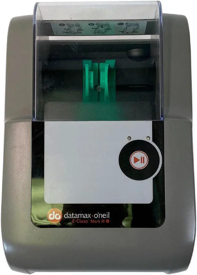Alt view image 6 of 7 - Datamax-O'Neil E-4205A Thermal Transfer Label Printer with AC Adapter