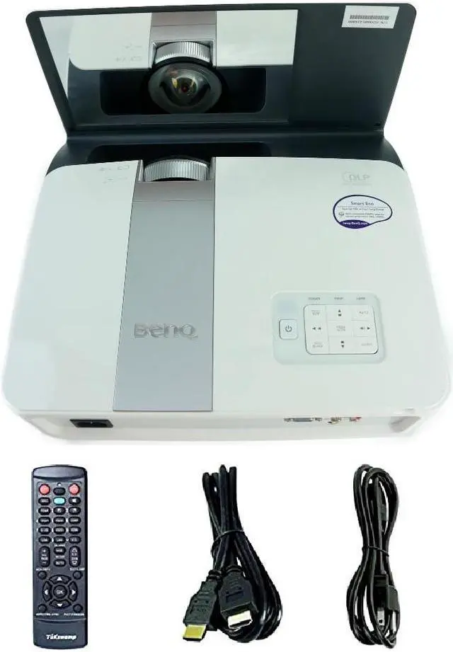 Main image of BenQ MX850UST DLP Projector 2500 ANSI Lumens High Contrast Ultra Short Throw 3D for Home Theater Ceremonies School Church Multipupose Use with Accessories Bundle (Power Cable, HDMI Cable, Remote)